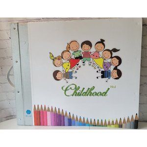De, Zoe Childhood Wallpaper Sample Book Scrapbook Crafts 7.25" X 19.25"